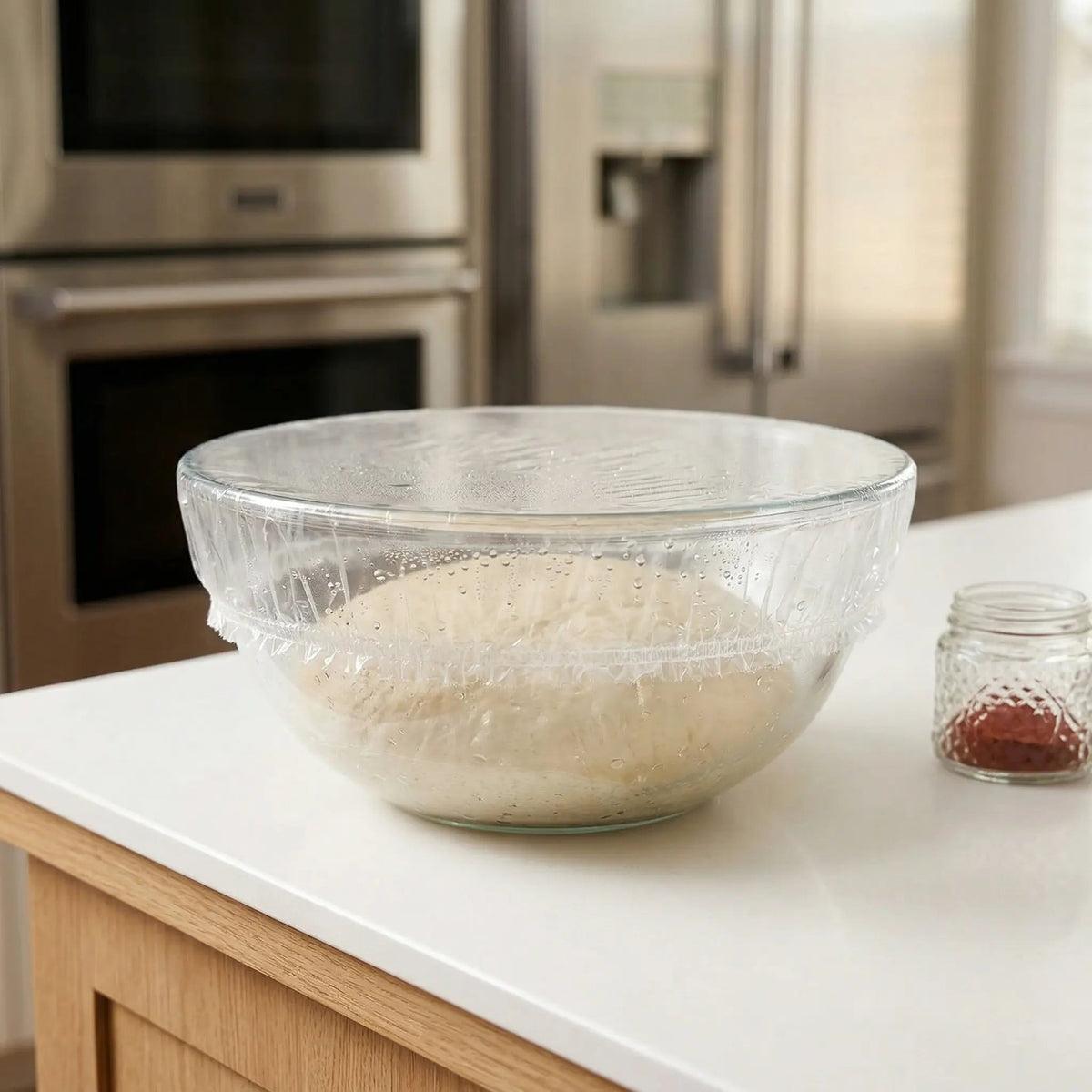 100 Piece Elastic Reusable Bowl Covers for Freshness and Odor Protection