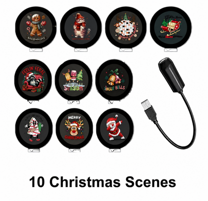Seasonal Window Projection Light, Halloween & Christmas Decor