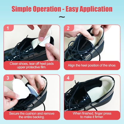 Heel Liners for Women & Men – Anti-Slip, Blister-Free Comfort Insole Pads