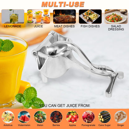 Last Day Sale Hand Juicer Squeezer- Aluminum Manual Press Juicer🍹