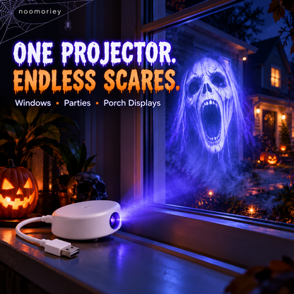 Seasonal Window Projection Light, Halloween & Christmas Decor