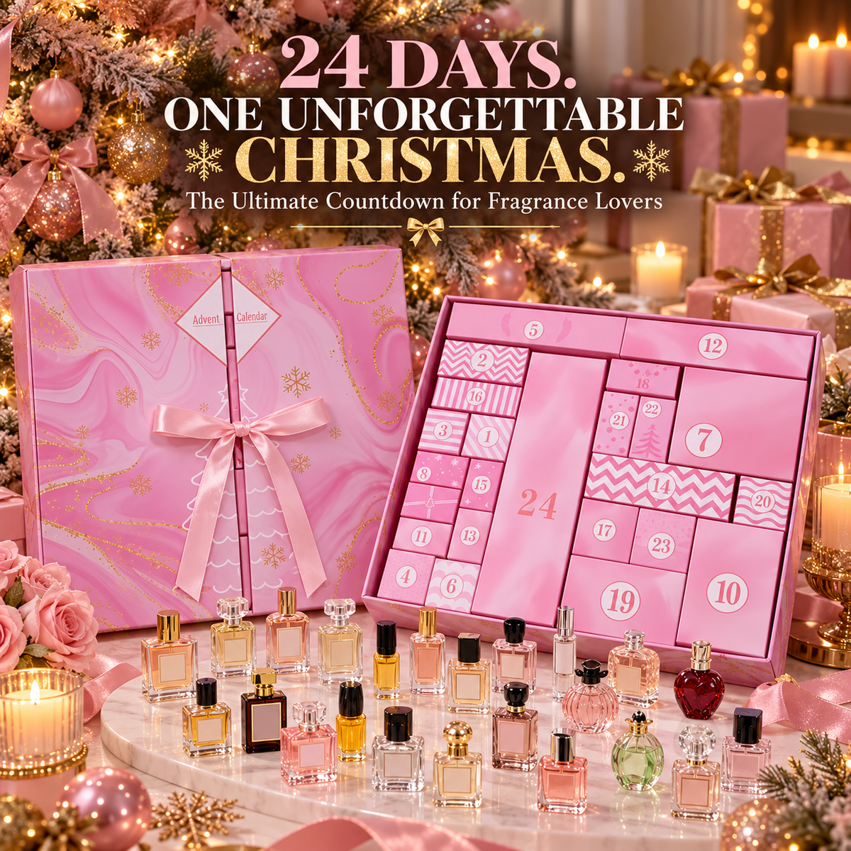 ✨ DIY Christmas Advent Calendar Gift Box