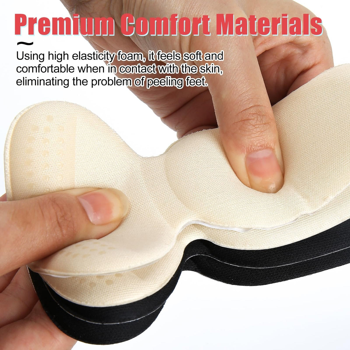 Heel Liners for Women & Men – Anti-Slip, Blister-Free Comfort Insole Pads