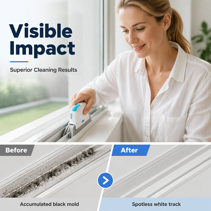🧽 3-in Window Track Deep Cleaning Tool – Scrub, Brush & Clean Tight Gaps